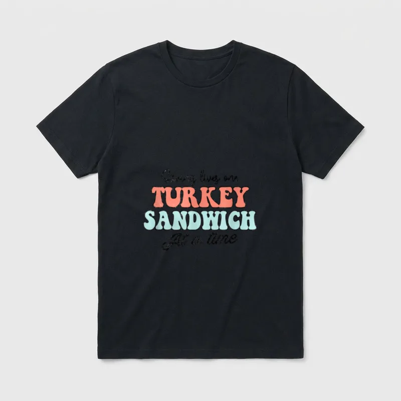 Time Funny ER Nurse T-Shirt – Saving lives one TURKEY SANDWICH At a time – Classic T-Shirt in Black