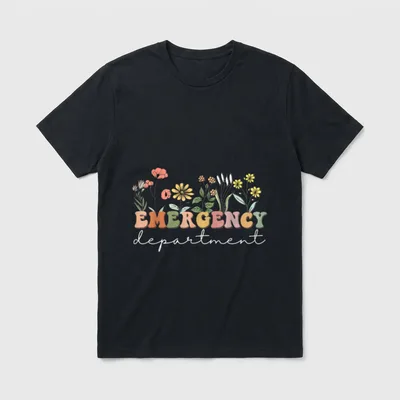 ER Nurse Emergency Department Room Surgical T-Shirt – Classic T-Shirt in Black