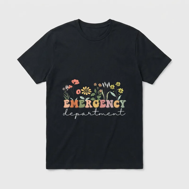 ER Nurse Emergency Department Room Surgical T-Shirt – Classic T-Shirt in Black
