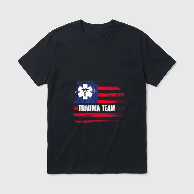 Emergency Nurse Traumatology T-Shirt – Classic T-Shirt in Black