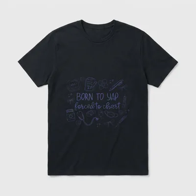Yap Forced Chart ER Nurses T-Shirt – Classic T-Shirt in Black
