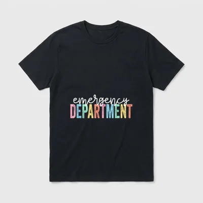 Emergency Department Room Healthcare Nursing ER T-Shirt – Classic T-Shirt in Black
