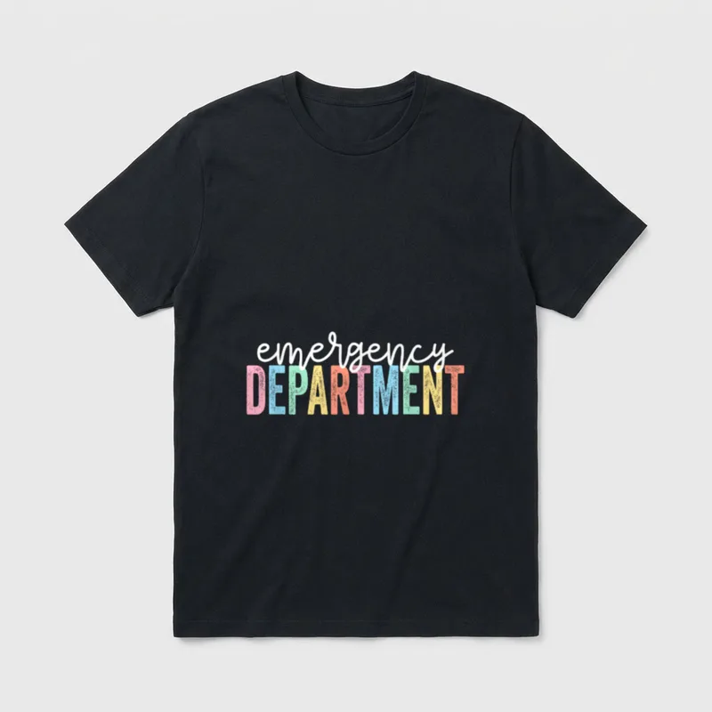 Emergency Department Room Healthcare Nursing ER T-Shirt – Classic T-Shirt in Black