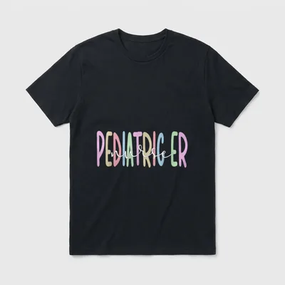 Pediatric Emergency Nurse Proud ER T-Shirt – Classic T-Shirt in Black