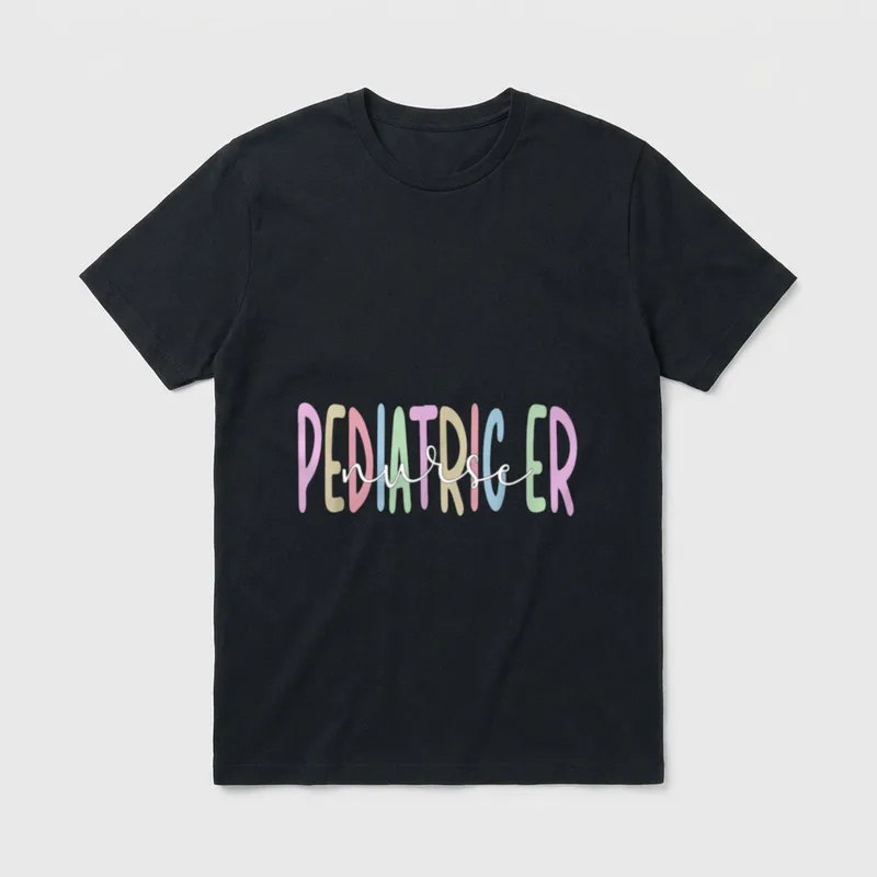 Pediatric Emergency Nurse Proud ER T-Shirt – Classic T-Shirt in Black