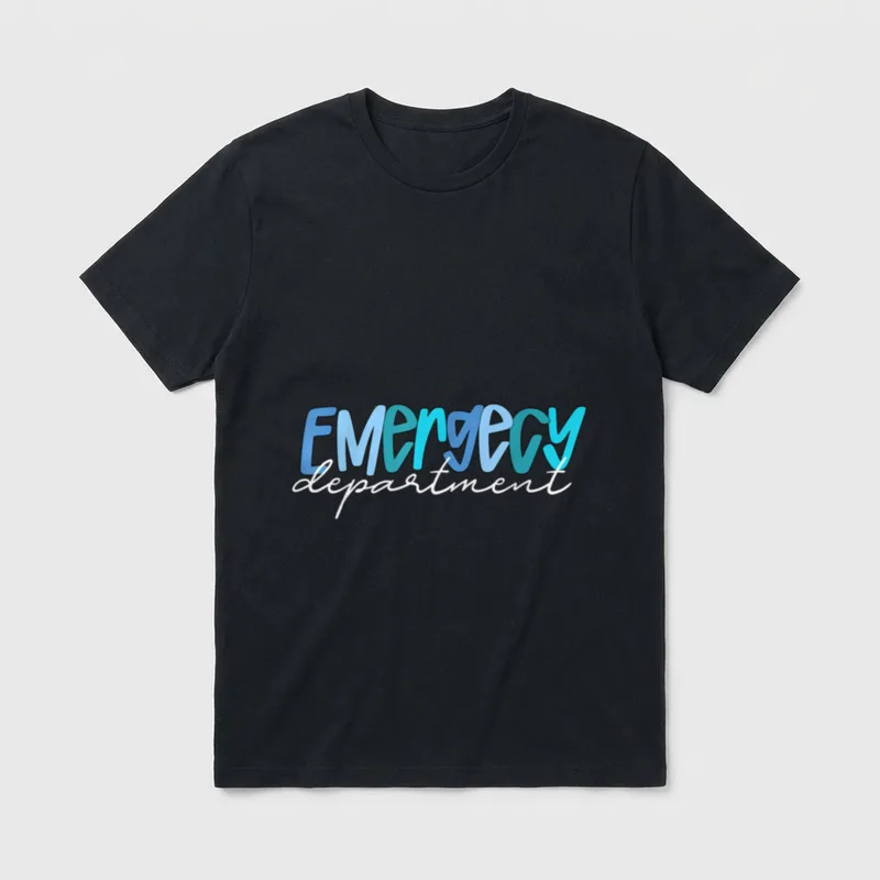 Emergency Department Healthcare ER Nurse T-Shirt – Classic T-Shirt in Black