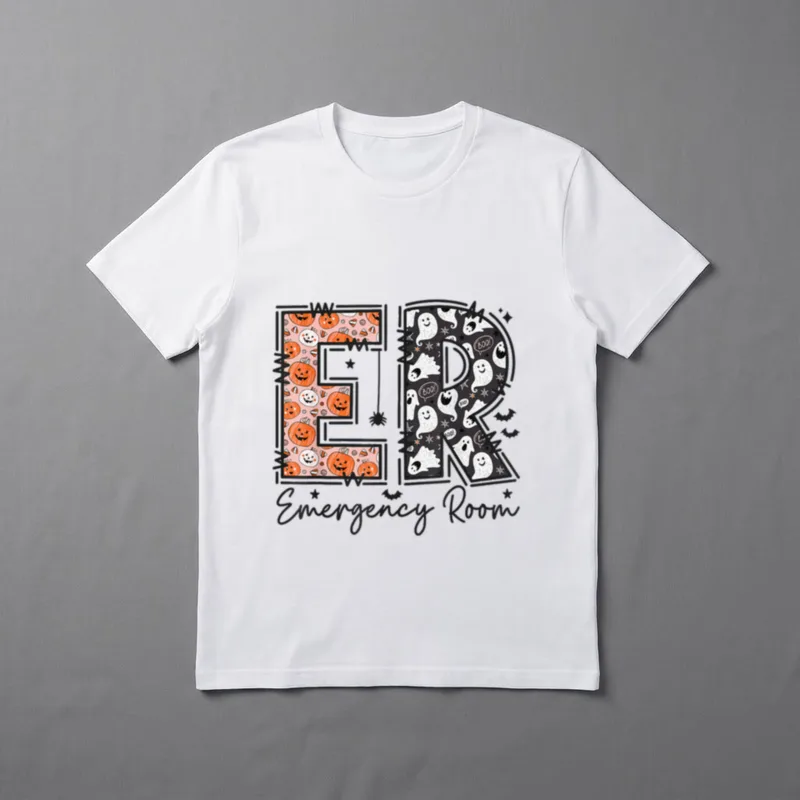 Emergency Room ER Nurse Halloween Celebrate T-Shirt – Classic T-Shirt in Black