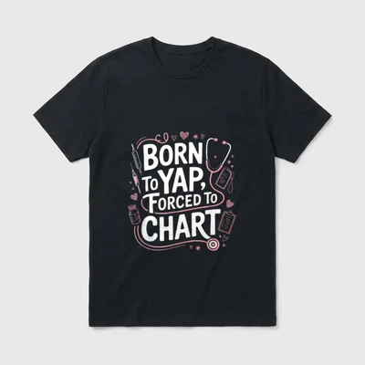 Yap Forced Chart for ER Vintage T-Shirt – Classic T-Shirt in Black