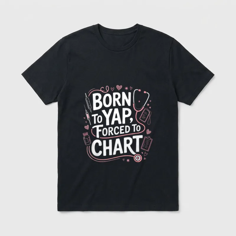Yap Forced Chart for ER Vintage T-Shirt – Classic T-Shirt in Black