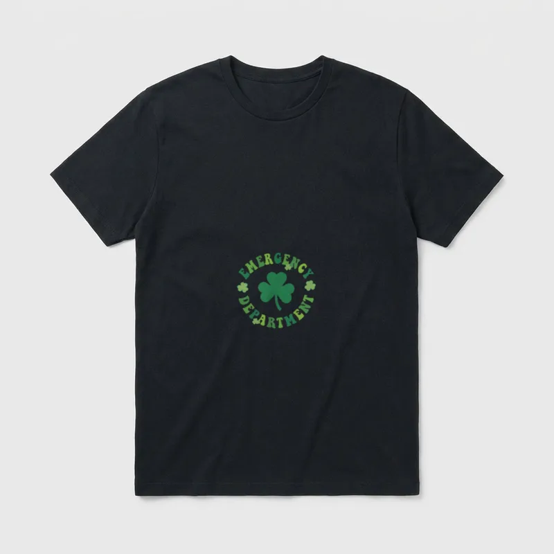 Emergency Department St Day Room Nurse T-Shirt – Classic T-Shirt in Black