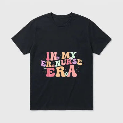 In My ER Nurse Era Emergency T-Shirt – IN MY ER NURSE ERA – Classic T-Shirt in Black
