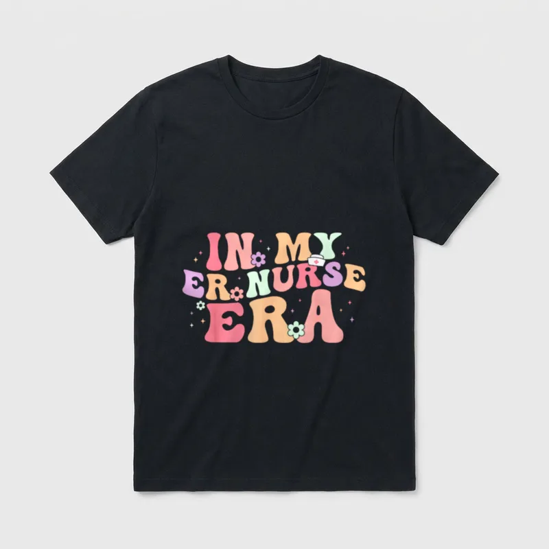 In My ER Nurse Era Emergency T-Shirt – IN MY ER NURSE ERA – Classic T-Shirt in Black