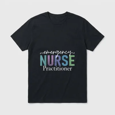 Emergency Nurse Practitioner ER Nursing Medical T-Shirt – Classic T-Shirt in Black