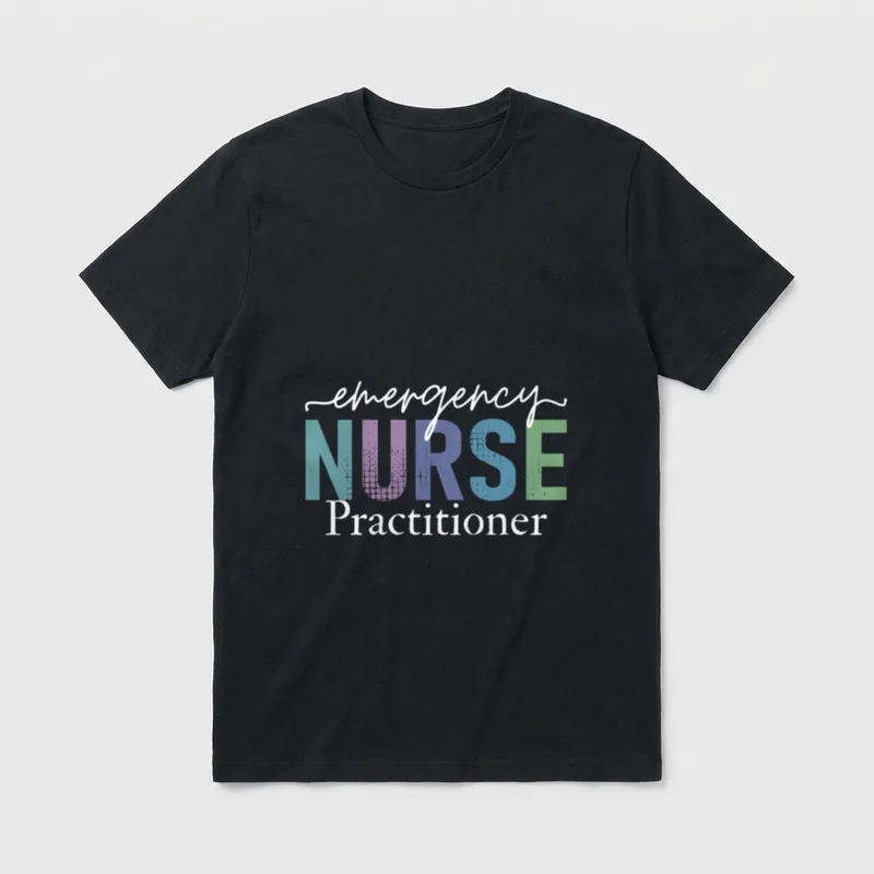 Emergency Nurse Practitioner ER Nursing Medical T-Shirt – Classic T-Shirt in Black