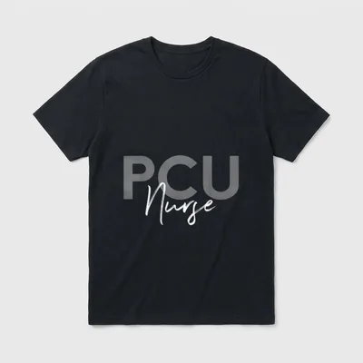 Progressive Care Unit PCU Nurse Emergency T-Shirt – Classic T-Shirt in Black