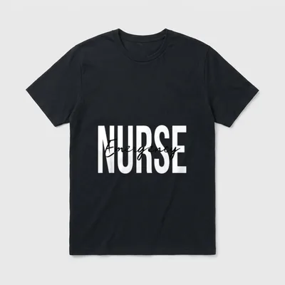 Emergency Nurse Room Registered ER Staff T-Shirt – Classic T-Shirt in Black