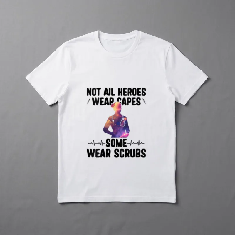 Some Wear Scrubs Emergency Nurse T-Shirt – Classic T-Shirt in Black