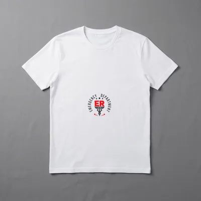 Funny Emergency Department Room Nurse Vintage T-Shirt – Classic T-Shirt in Black