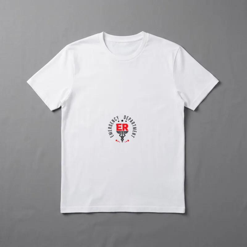Funny Emergency Department Room Nurse Vintage T-Shirt – Classic T-Shirt in Black
