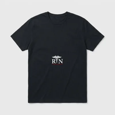 ER Nurse Emergency Department Registered Week T-Shirt – Classic T-Shirt in Black