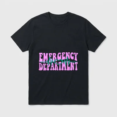 Certified Emergency Room Nurse School Technician T-Shirt – Classic T-Shirt in Black