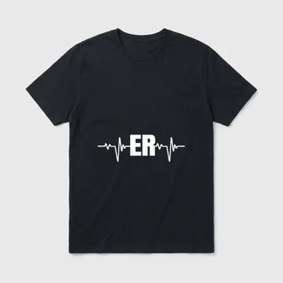 Emergency Medicine Room Nurse ER Featuring T-Shirt – Classic T-Shirt in Black