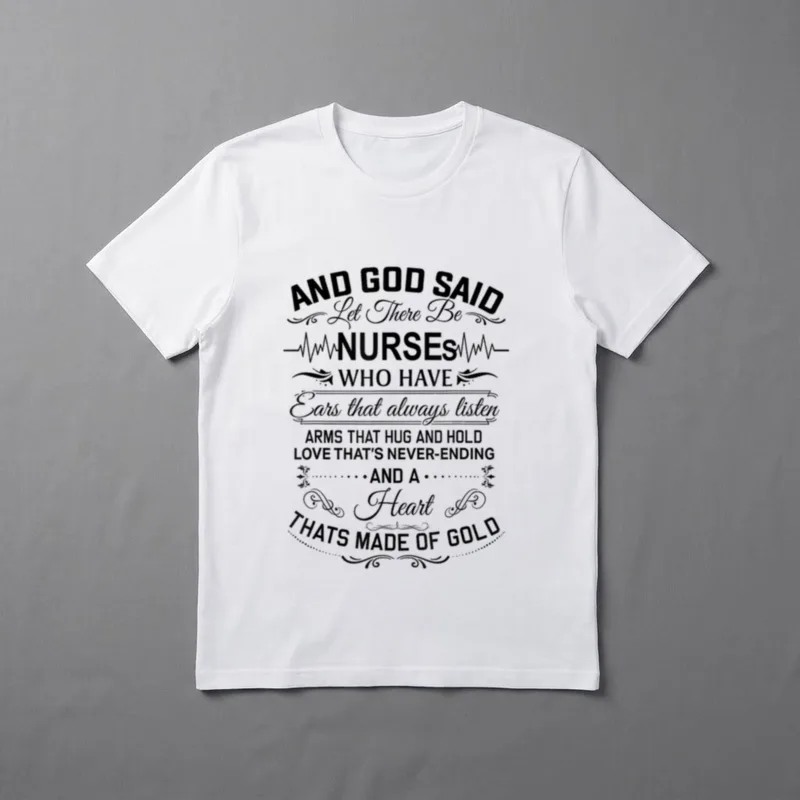 Let There Be Nurses Who T-Shirt – Classic T-Shirt in Black