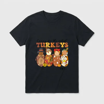Cutest Turkeys NICU Nurse Thanksgiving T-Shirt – Classic T-Shirt in Black