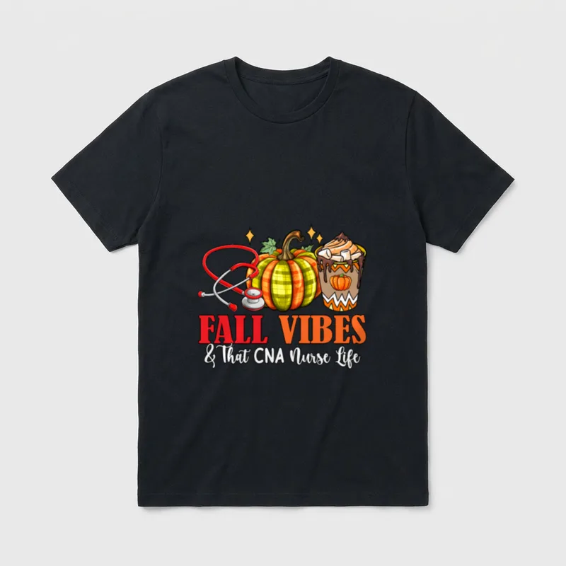 Fall Funny Vibes and That CNA T-Shirt – Classic T-Shirt in Black