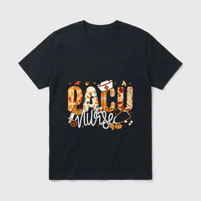 Stethoscope PACU Nurse Fall Yall Autumn T-Shirt – Classic T-Shirt in Black