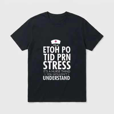 It's a Nurse Thing Funny Nurses T-Shirt – Classic T-Shirt in Black