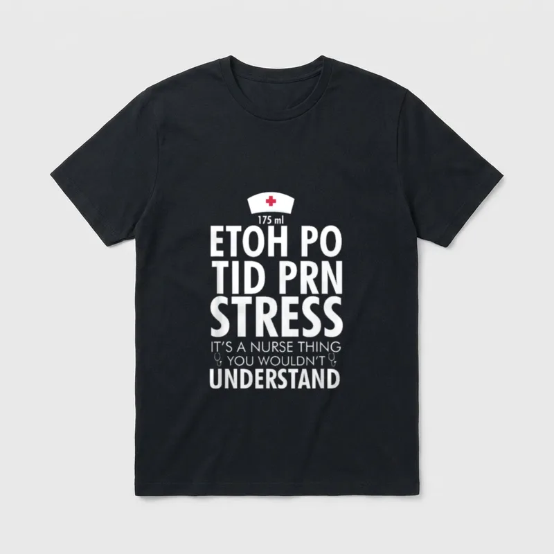 It's a Nurse Thing Funny Nurses T-Shirt – Classic T-Shirt in Black