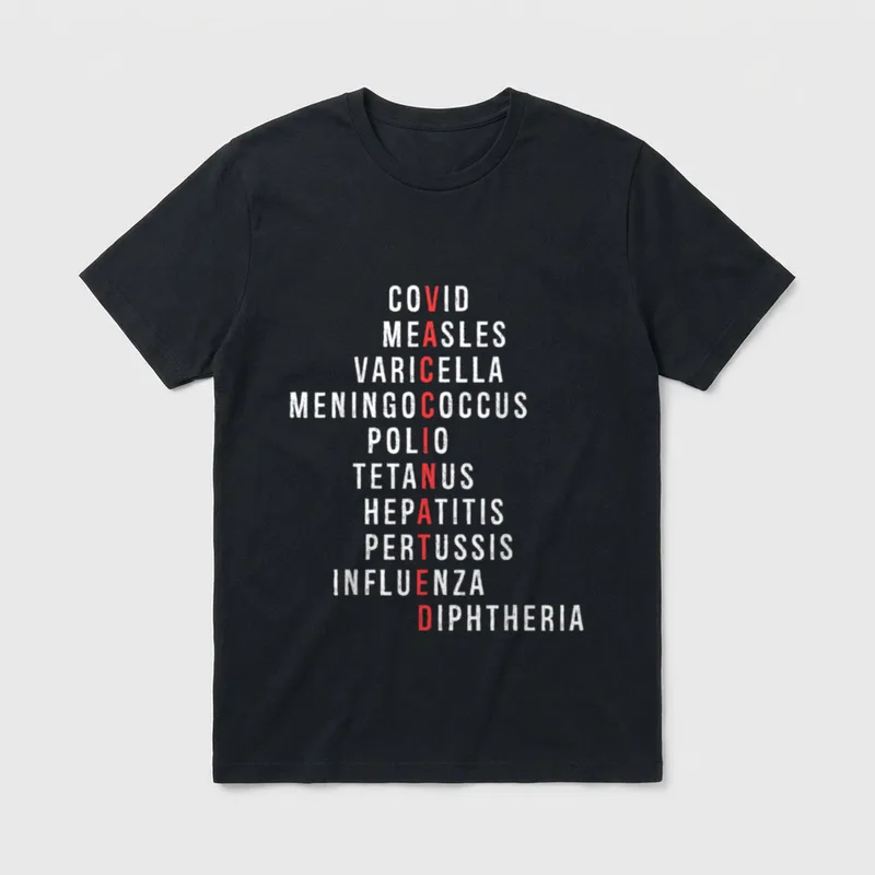 Nurse Vaccinated COVID Vaccines Vaccines Saves T-Shirt – Classic T-Shirt in Black