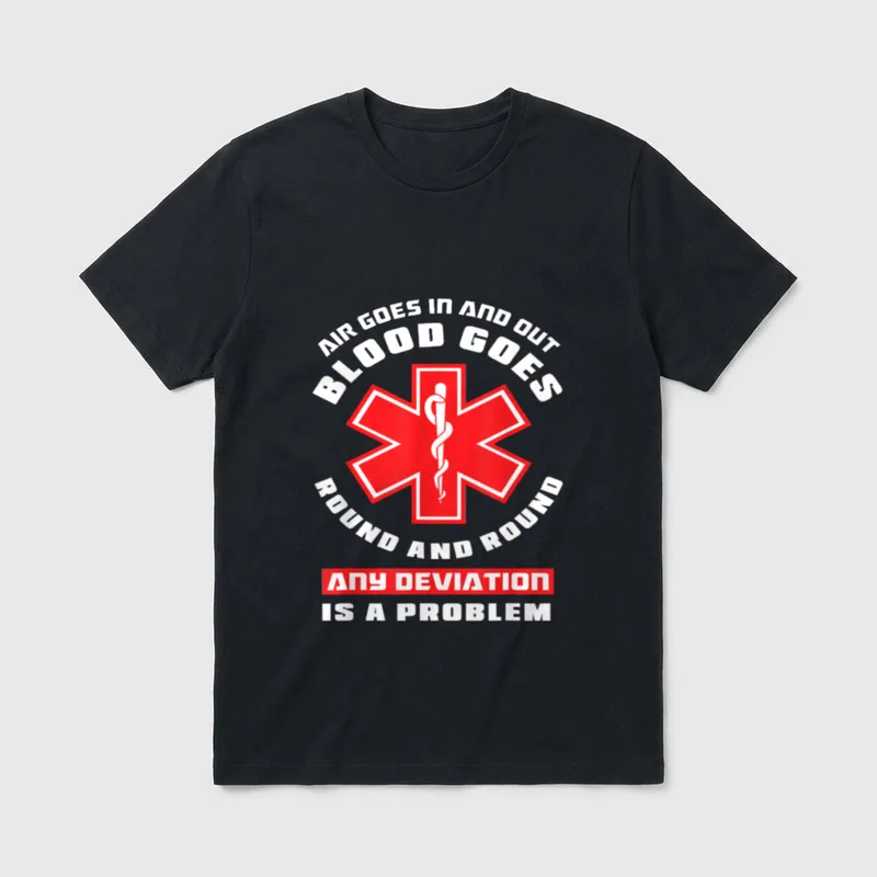 First Responder Paramedic EMS Nurse EMT T-Shirt – Classic T-Shirt in Black