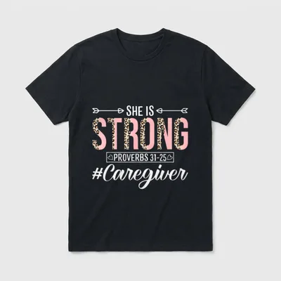 25 Funny Nurse Caregiver T-Shirt – Classic T-Shirt in Black