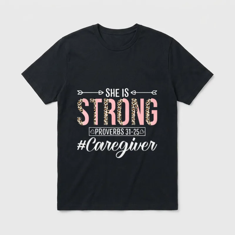 25 Funny Nurse Caregiver T-Shirt – Classic T-Shirt in Black