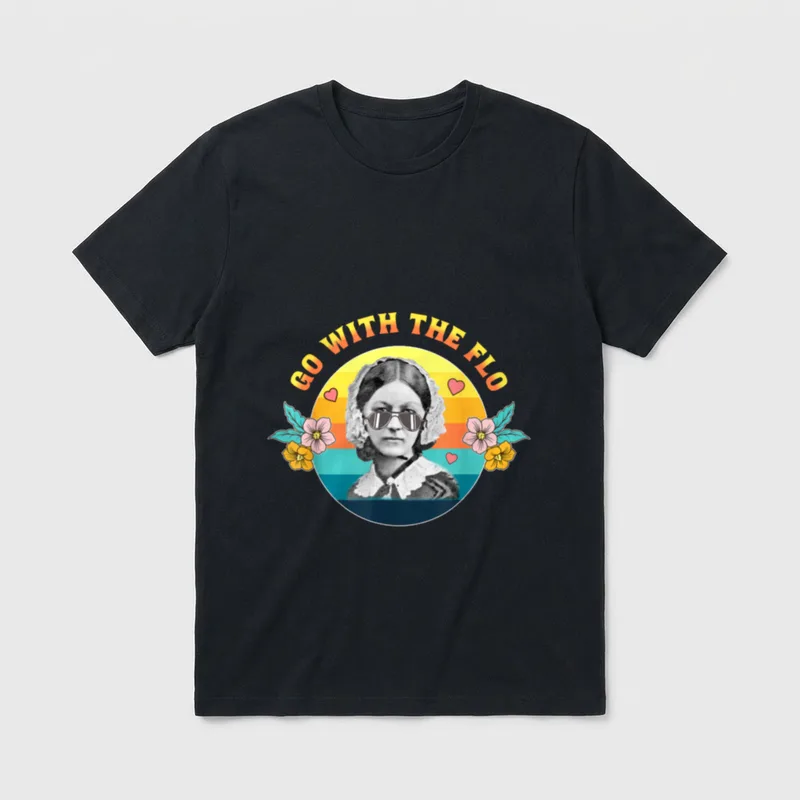 Nurses Day Week Celebration Funny Vintage T-Shirt – Classic T-Shirt in Black