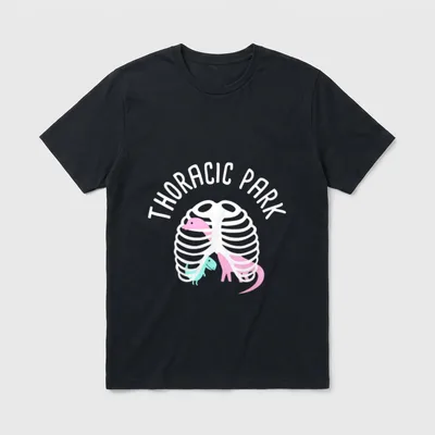 Thoracic Park Nurses Nurse Humor T-Shirt – Classic T-Shirt in Black