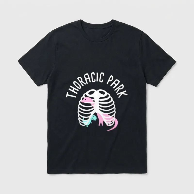 Thoracic Park Nurses Nurse Humor T-Shirt – Classic T-Shirt in Black