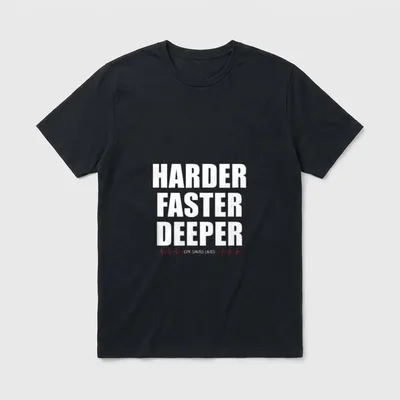 CPR Saves Lives Funny EMT Nursing T-Shirt – Harder Faster Deeper CPR Saves Lives – Classic T-Shirt in Black