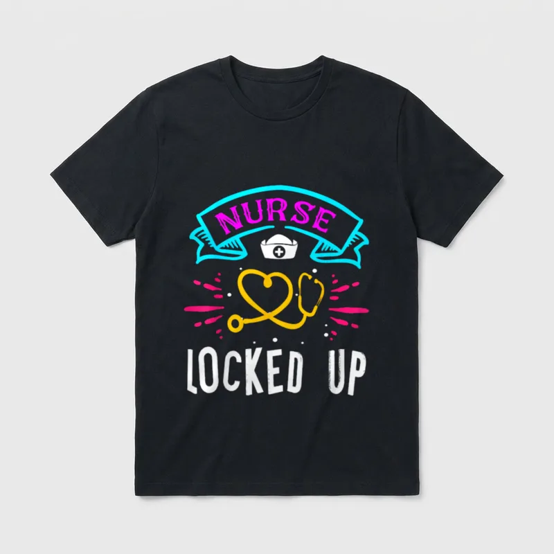 Nurse Imprisoned Funny Correctional Sister T-Shirt – Classic T-Shirt in Black