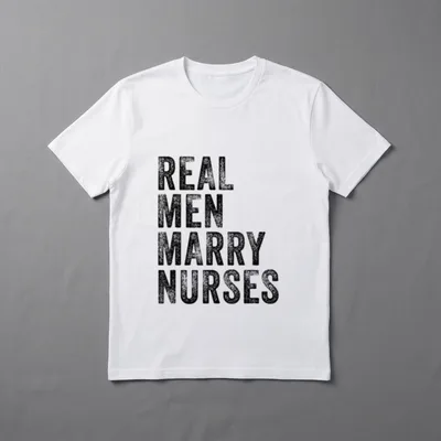 Real Marry Nurses Future Husband Wife T-Shirt – Classic T-Shirt in Black