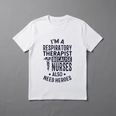 Nurses Need Heroes RRT RT T-Shirt – Classic T-Shirt in Black