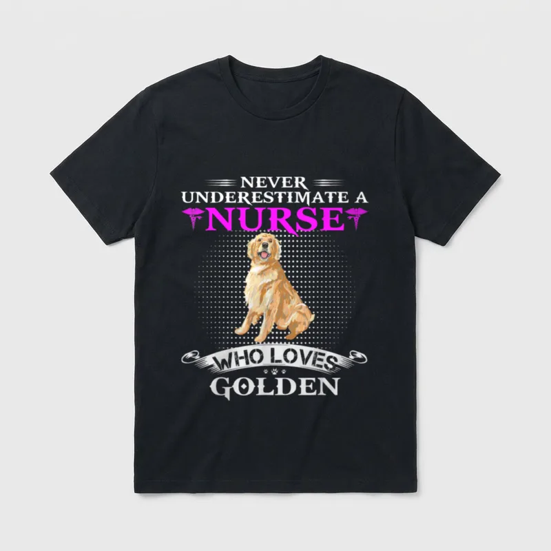 Never Underestimate a Nurse Who Loves T-Shirt – Classic T-Shirt in Black