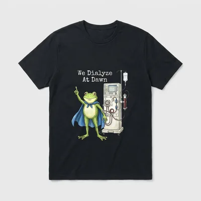 Dawn Dialysis Technician Funny Nurse Humor T-Shirt – Classic T-Shirt in Black