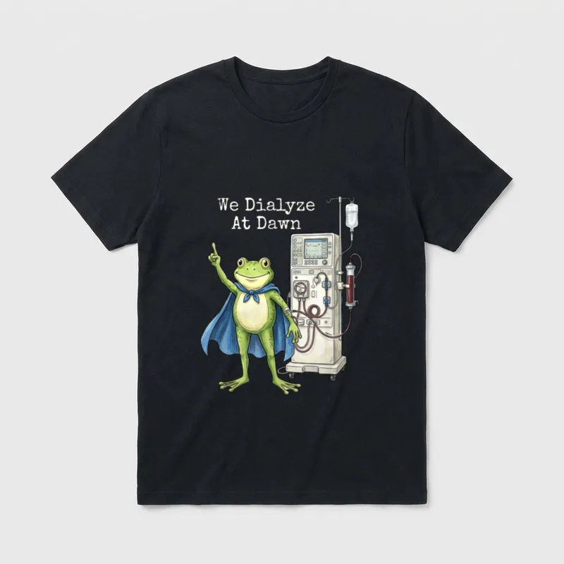 Dawn Dialysis Technician Funny Nurse Humor T-Shirt – Classic T-Shirt in Black
