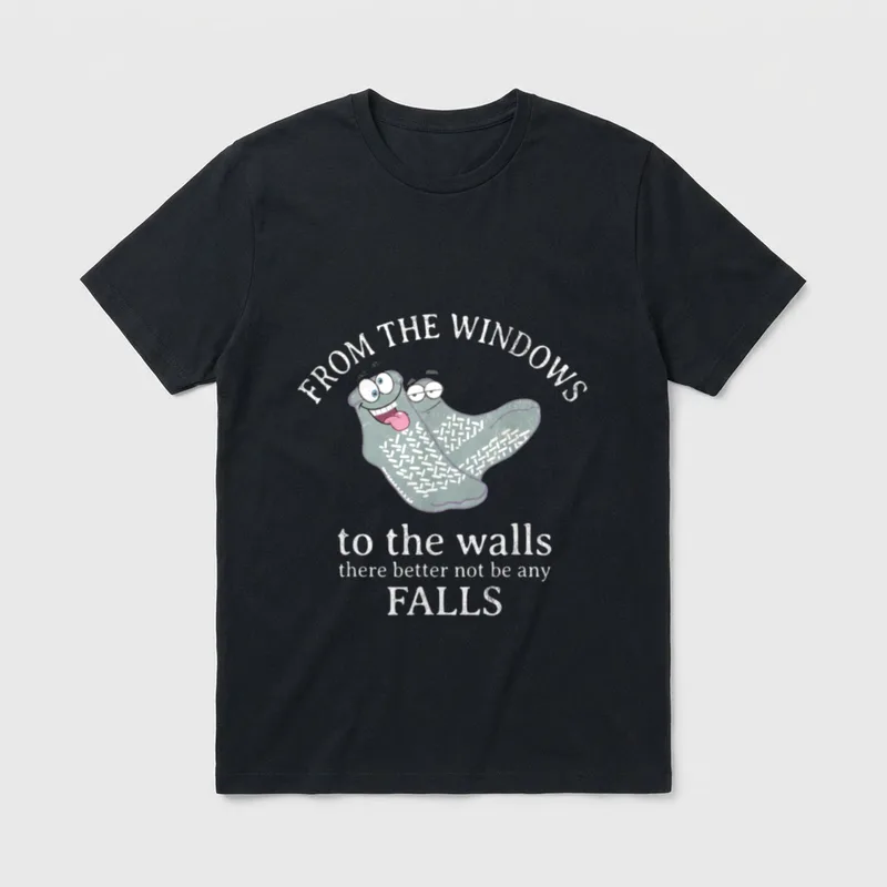 Walls There Better Not Funny Nurse T-Shirt – Classic T-Shirt in Black