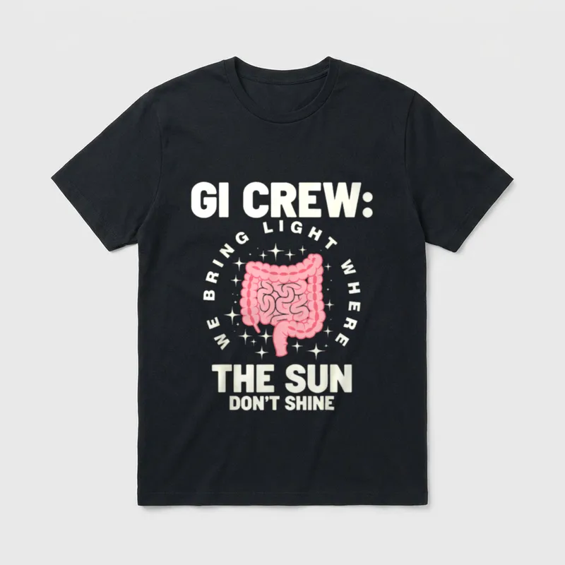Gi Crew Gastroenterology Endoscopy Nurse T-Shirt – Classic T-Shirt in Black