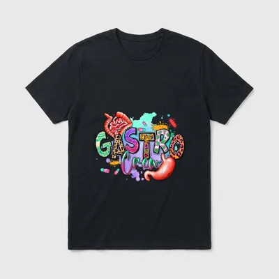 Leopard Gastro Crew Vintage Gastroenterology Nurse T-Shirt – Classic T-Shirt in Black