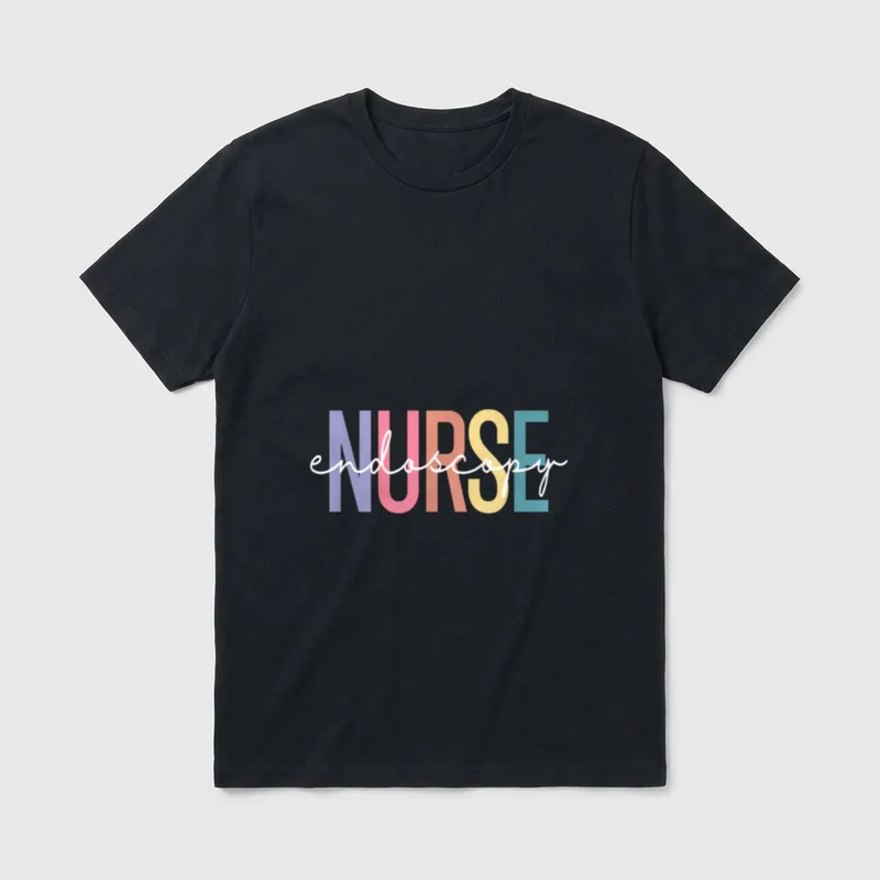 Endoscopy Nurse ENDO GI Colon Nursing T-Shirt – Classic T-Shirt in Black